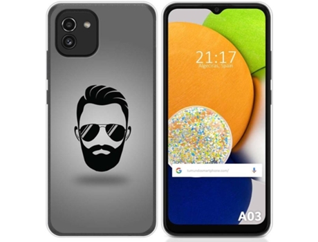 Carcasa para Samsung Galaxy A03 TUMUNDOSMARTPHONE Dibujos Barba Multicolor