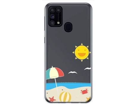 Carcasa Samsung Galaxy M31 TUMUNDOSMARTPHONE Dibujos Transparente Multicolor