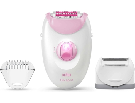 Braun 3270 Cabezal pivotante masaje legs body 3 se3370 electrica corriente se3270 rosa silkepil blanco mujer para una duradera rasurado y recorte sistema 20 pinzas luz smartlight rodillos