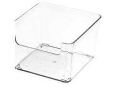 Bandeja Separadora De Cajones De Plástico Transparente Y Resistente Para La Cocina Y La Organización De Espacios.