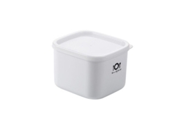 Caja Bento Apilable De Boca Ancha De Pp Rectangular Cuadrada Para Camping, Escolar Y Trabajo Cuadrado Grande