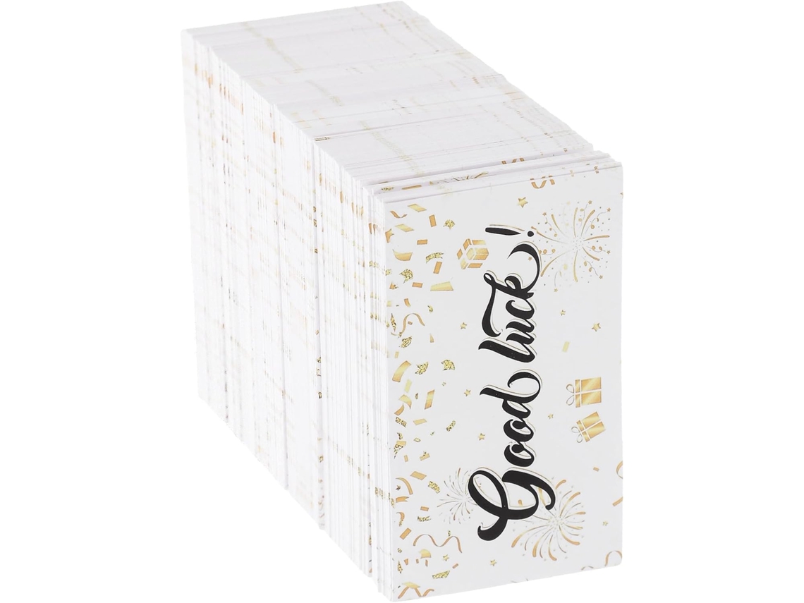 300 Tarjetas De Rifa De Papel Dorado Para Inscripciones A Concursos Y Eventos Escolares.