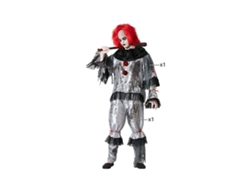 Disfraz para Adultos Gris Payaso - XS/S