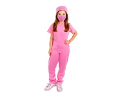 Disfraz de Doctora rosa para niña