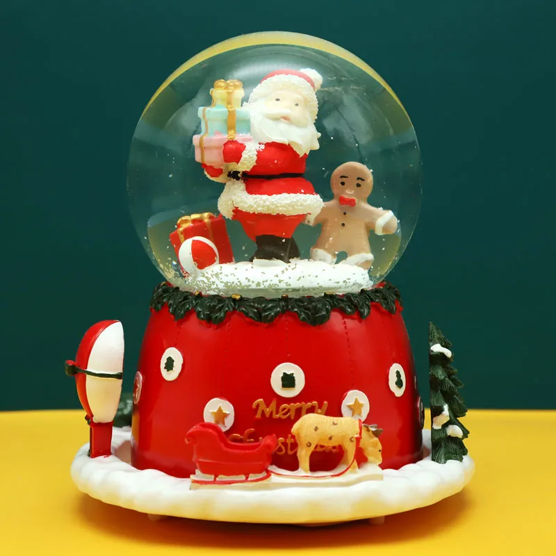 (estilo 25) Caixa De Música Em Forma De Bola De Cristal Com Luz. Presente Para O Dia Dos Namorados.