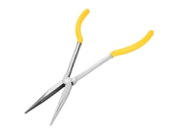 Alicates profesionales de 11 pulgadas con punta recta y larga, cortador de cables y alambres, herramienta de corte manual.