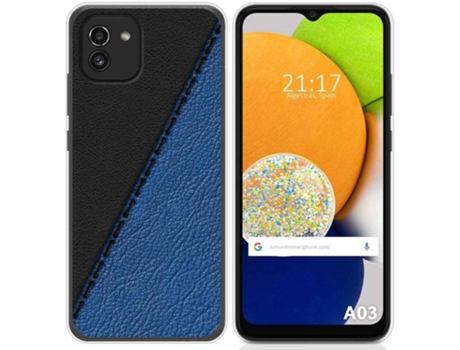 Carcasa para Samsung Galaxy A03 TUMUNDOSMARTPHONE Dibujos Cuero 02 Multicolor