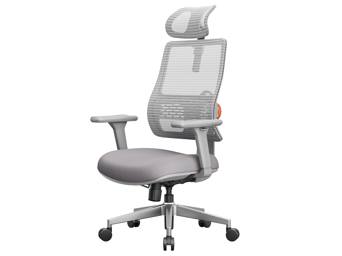 Silla de oficina ergonómica Magich003 con respaldo automático, soporte lumbar adaptable, reposacabezas ajustable y profundidad del asiento Newtral.