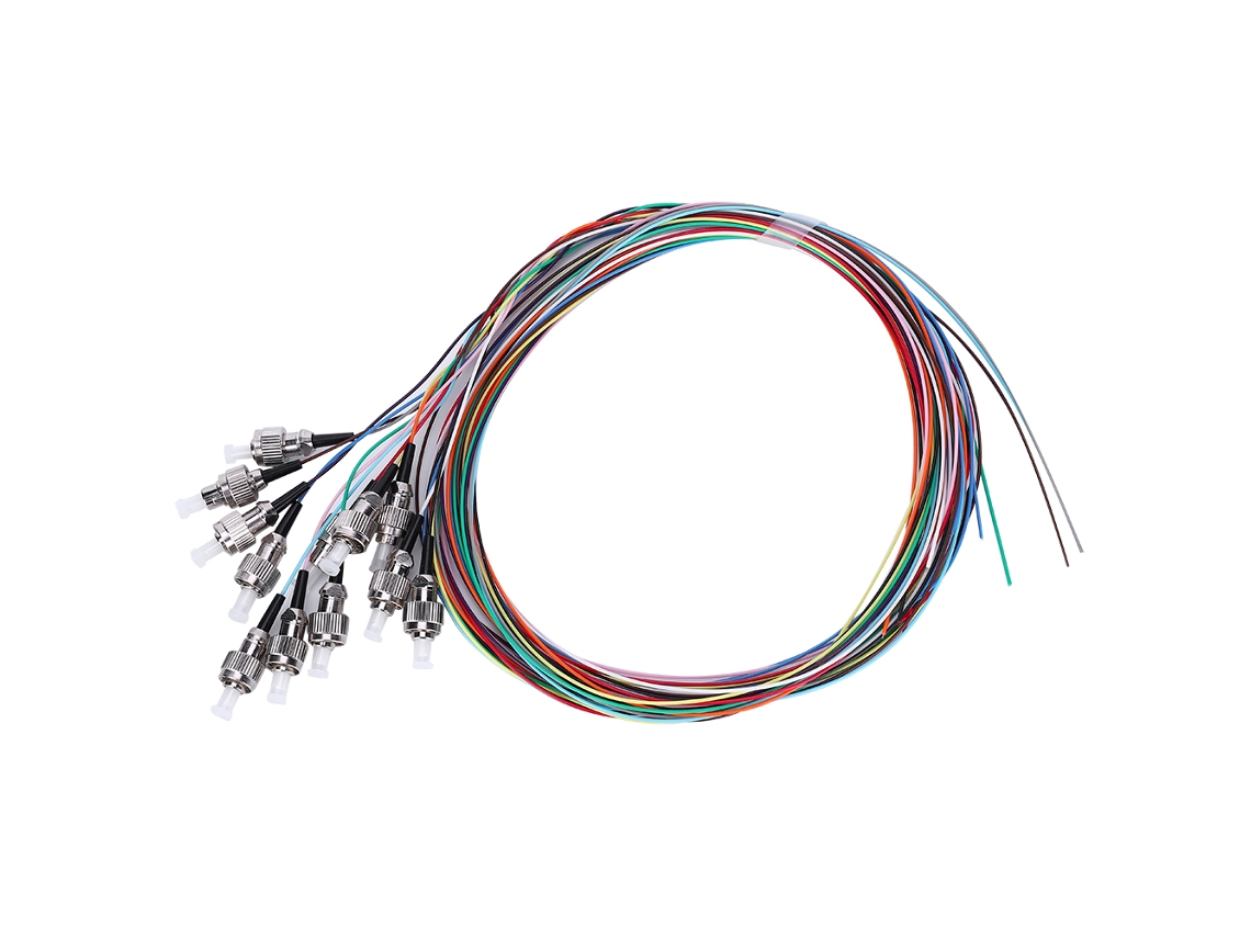 Cable Pigtail De Fibra Óptica Monomodo Fc/upc De 12 Núcleos Con Punta Redonda Y Cubierta De Pvc