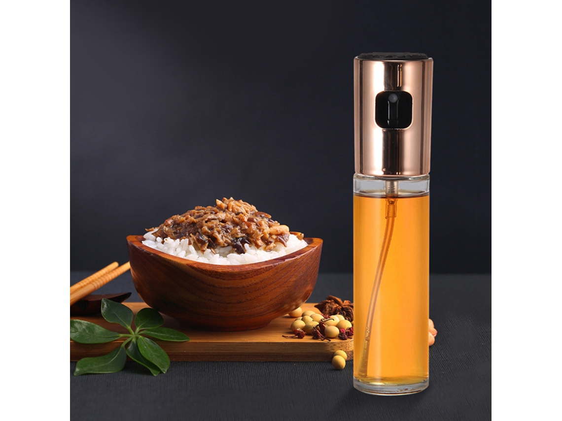 Dispensador De Aceite De Cocina En Aerosol De Vidrio Con Boquilla A Prueba De Insectos, Herramienta Para Barbacoa.