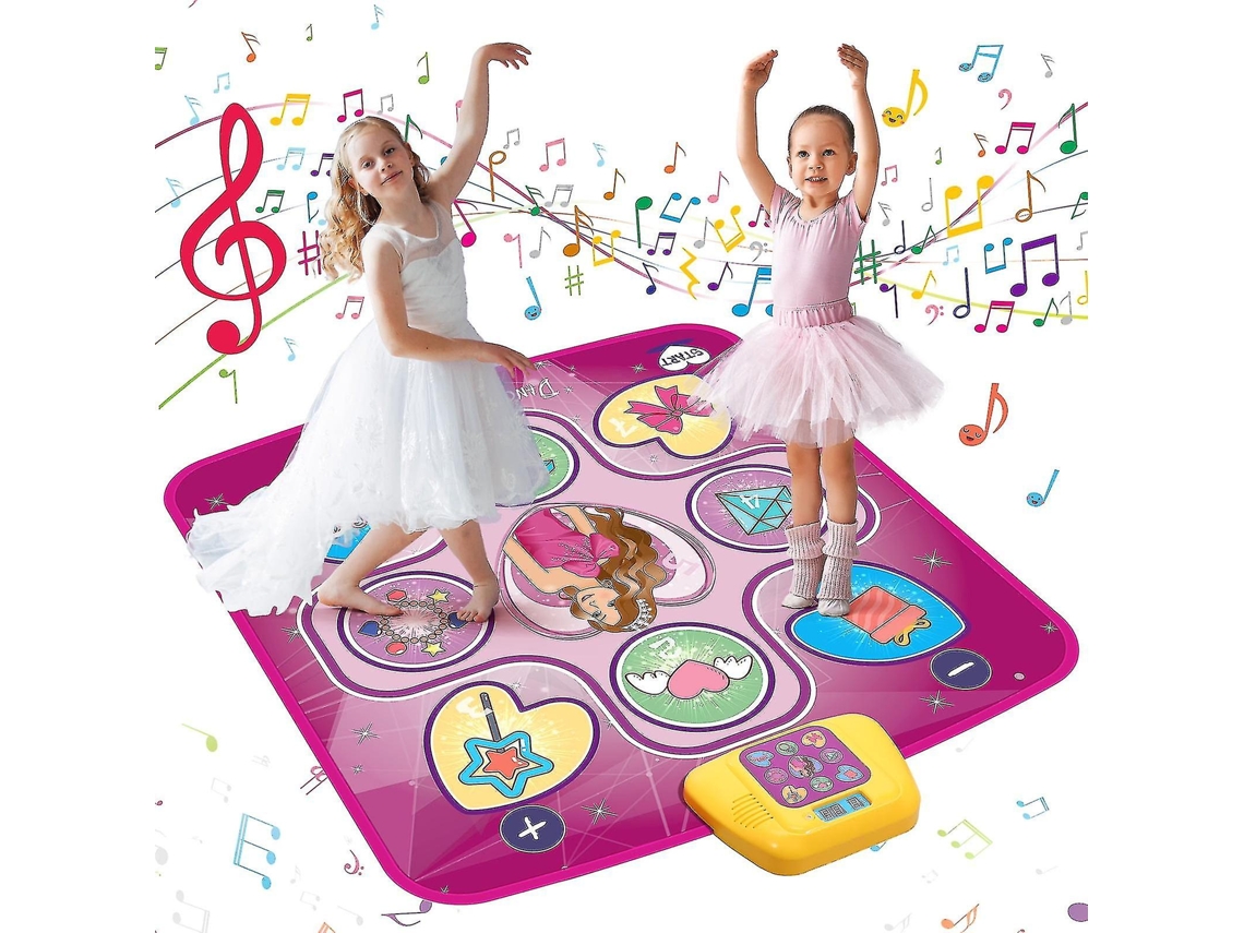 Tapete de baile electrónico para niñas y niños de 3 a 12 años, crea música, música incorporada, 5 modos de reproducción Siurn