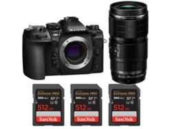 Om System Om-1 Mark Ii + Ed 90mm F/3.5 Macro Is Pro + 3 Sandisk 512gb Uhs-ii 300mb/s + Ebook “20 Consejos Para Fotos Que Impactan”