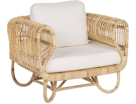 Silln de BELIANI Por Rattan Dolcedo Cream