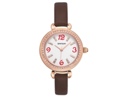 Reloj De Pulsera De Cuarzo Para Mujer Con Correa De Piel Sintética, Números Romanos Y Diamantes De Imitación Morados.