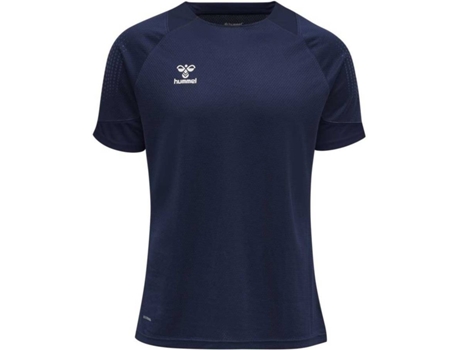 Camiseta de Hombre para Fútbol HUMMEL Lead Poly Azul (2XL)