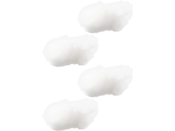 Adorno colgante de nube, diseño elegante y creativo, 4 piezas, fácil de instalar, para bodas, fiestas, dormitorio, sala de estar, GOKOCO
