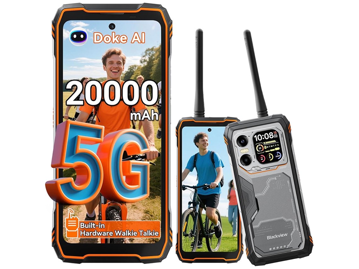 Smartphone BLACKVIEW XPLORE 1 Walkie Talkie (6.78'' - 48 GB - 512 GB - Naranja)
