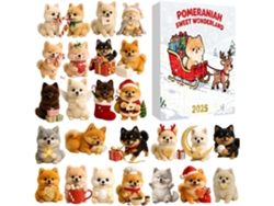 Calendario de Navidad acrílico, cuenta regresiva plana en 2D, juguete decorativo festivo para adultos.
