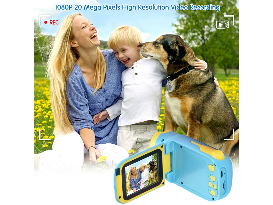 Cámara De Video Para Niños 20 Mp, Cámara Digital Mini Con Pantalla Grande De 2.4 Pulgadas, Alta Resolución