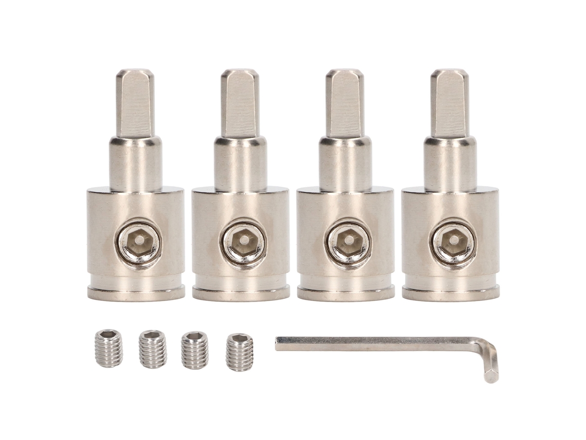 Adaptador De Corriente Para Coche De Latón Resistente Al Desgaste, Reductor De Amplificador De Entrada De 0ga A 4ga