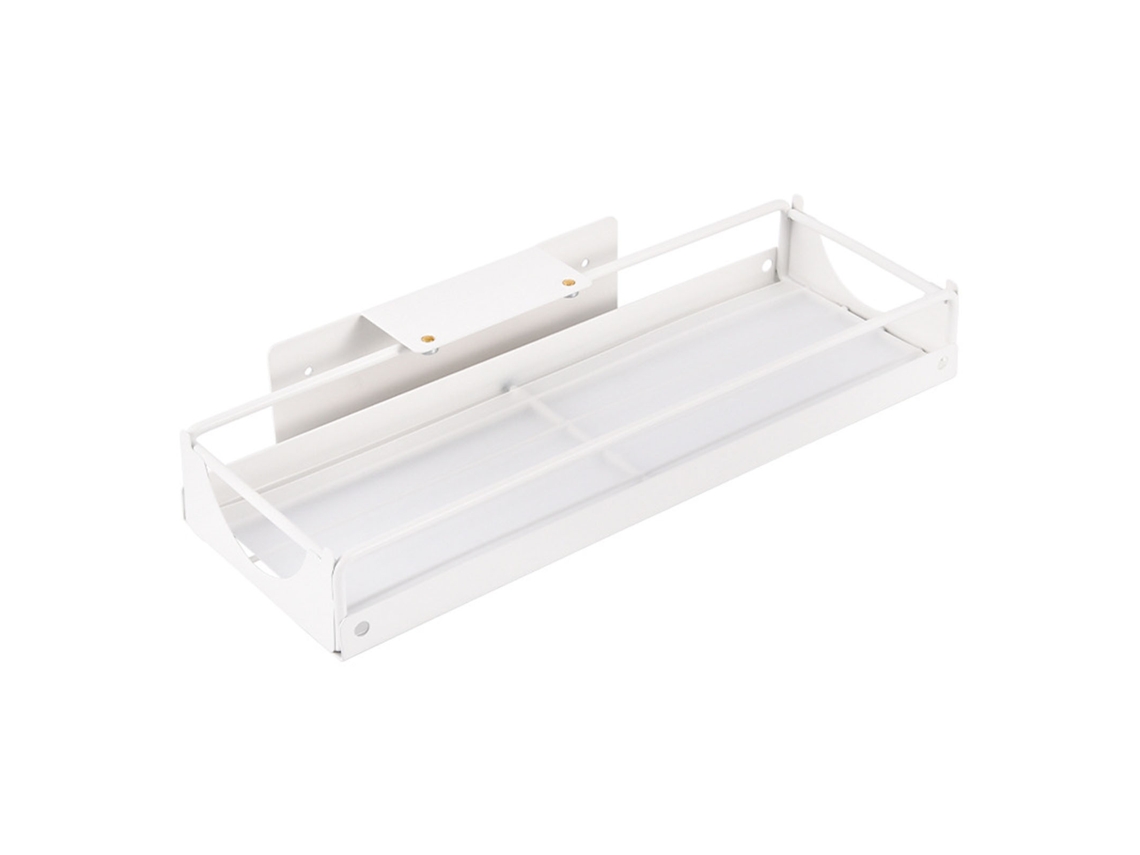 Organizador De Armario Telescópico De Acero Al Carbono Con Cesta Deslizante Y Adhesivo Fuerte Para Cocina Y Baño.