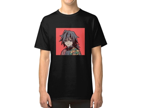 Camiseta ROCKINSTONE Giyu Tomioka Demon Slayer Algodón para Hombre (M)