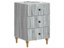Maison Exclusive - Armario De Noche Con Cajón Gris Sonoma 43x 41 X 66,5 Cm