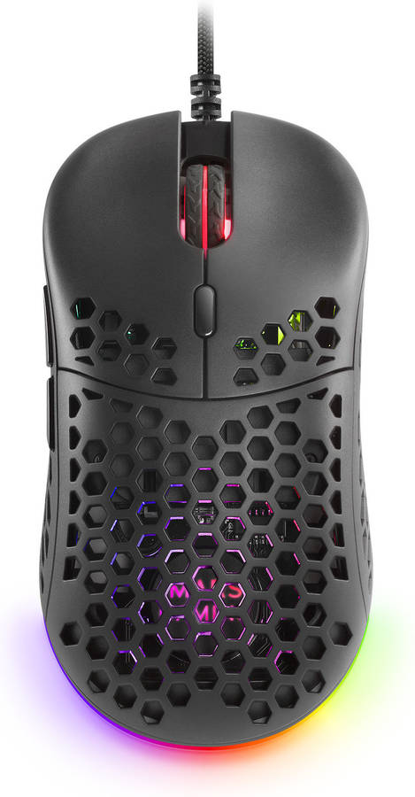 Ratón Gaming MARS GAMING MM55 (12800 dpi - Con Cable)