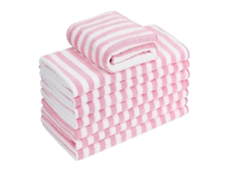 Juego de paños de cocina Kofihety absorbentes rosa (66x45cm)