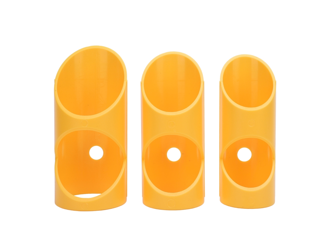 Juego De Herramientas De Corte De 3 Piezas Para Tuberías De Espuma Abs, Guía De Corte Para La Construcción De Aislamiento Residencial, Amarillo
