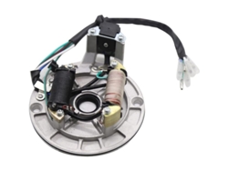 Estator De Magneto De 2 Bobinas Para Atv, Motos De Cross Y Karts De 50 Cc, 70 Cc, 90 Cc, 110 Cc Y 125 Cc Con Arranque A Pedal.