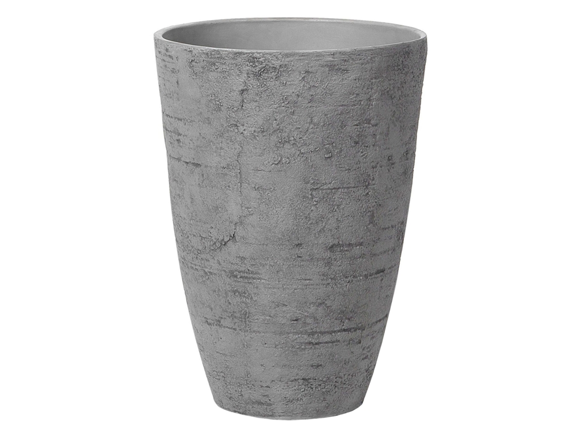 Maceta mediana BELIANI Camia de Mezcla de piedra Gris 43x43x60