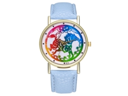 Reloj De Pulsera Analógico Con Bisel Redondo Y Movimiento De Cuarzo: Ligero Y Moderno.