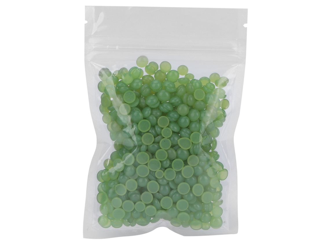 Cera Depilatoria En Perlas Dura Para Hombres Y Mujeres 50g Aloe Para Depilación En Casa O Salón