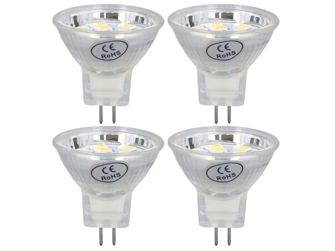 2026-bombilla Led Mr11 4 Piezas 3w 300lm 9 Perlas Base De Doble Pin Para Foco Lampara De Paisaje Luz Blanca Cálida
