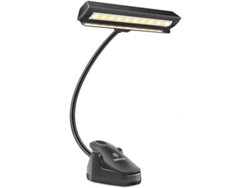Luz Para Música Con 19 Led, 9 Niveles De Brillo, Recargable, Clip Para Pianos Y Partituras