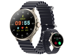 Reloj inteligente Yizhood LC306 con más de 100 modalidades deportivas, color negro