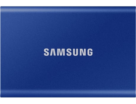 Disco SSD Externo SAMSUNG T7 (2000 GB - USB 3.0 - 1050 MB/s)