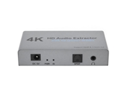 Spiltter 4K 60Hz Hdmi Audio Extractor Hdmi To 2 Hdmi 3.5Mm Stereo Toslink Optical Spdif Adaptador de Áudio Hdcp1.4 Dvi1.0 