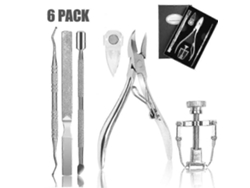 Kit De 6 Herramientas Para Uñas Encarnadas, Herramienta De Pies Premium Para Tratamiento De Uñas
