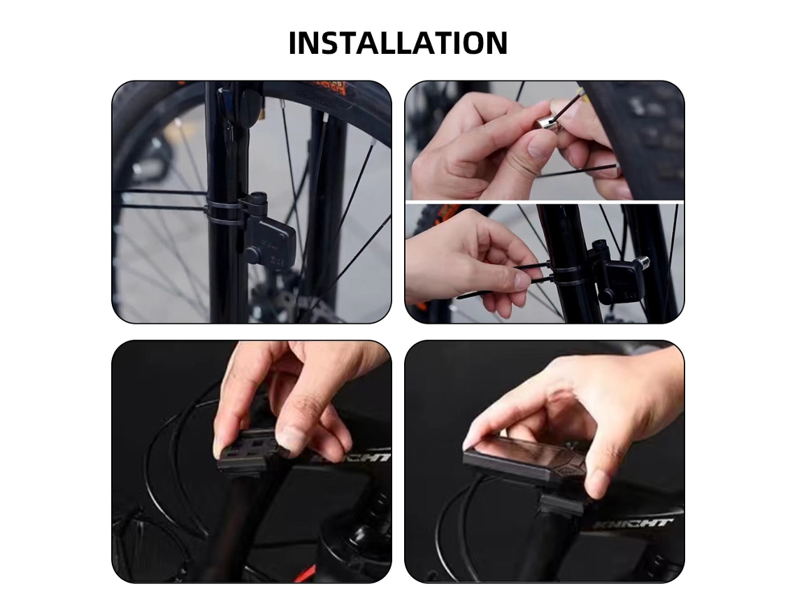 Ciclocomputador Inalámbrico Con Pantalla Grande, 18 Funciones, Resistente Al Agua, Cálculo De Calorías Y Grasas, Retroiluminación El.