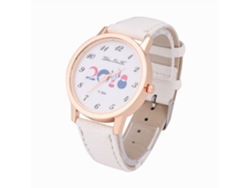 Reloj Analógico De Cuarzo Con Correa De Pu/aluminio, Informal, Elegante Y Resistente A Los Arañazos.