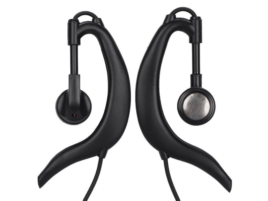 Auriculares con Micrófono HURRISE para Radio Bidireccional – Diseño de Clip Estable Sonido Nítido Calidad Duradera