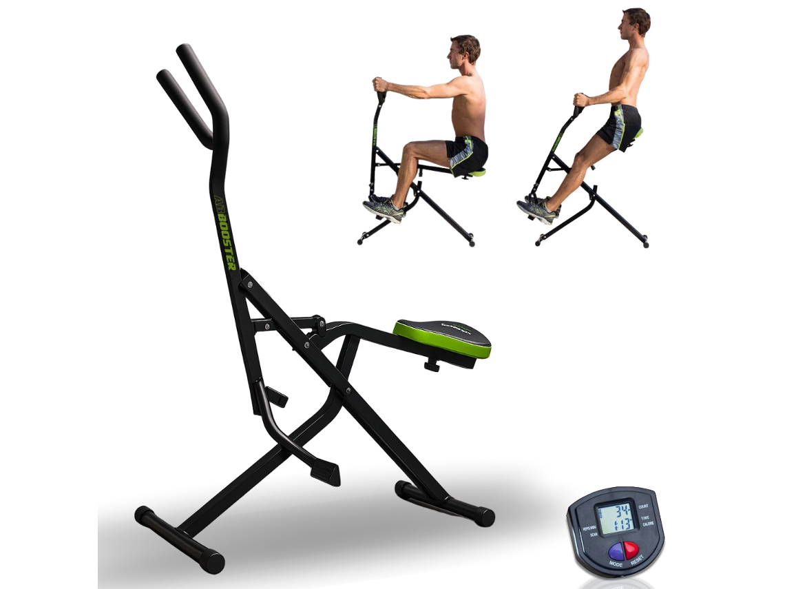 Máquina de Musculación GYMFORM Ab Booster Plus Multifuncional Miniordenador Entrenamiento Fitness Completo Ejercicios Cardiovasculares Tonificación