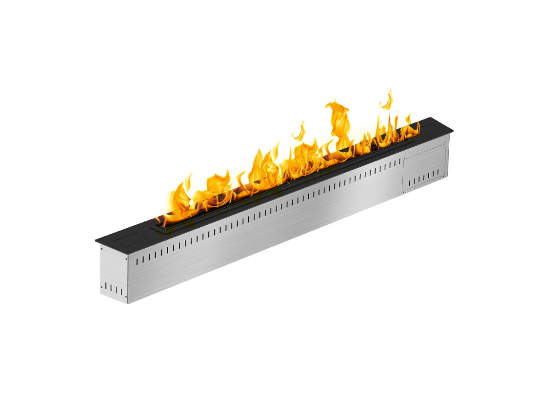 Quemador de bioetanol Divina Fire Slim 100 Smart App con inserción automática integrada