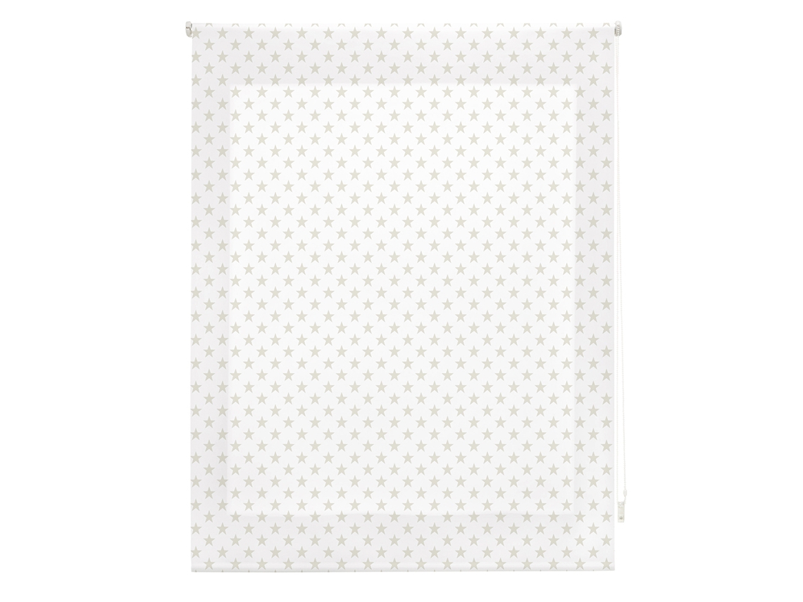 Estor Enrollable HAPPYSTOR Stars Estampado Digital Fantasia Beige 195x250 cm