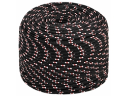 Cuerda De Barco Polipropileno Negra 10 Mm 500 M