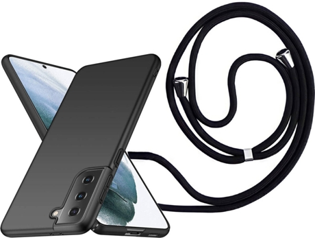 Funda Samsung S21 Plus Turtleshell Rígida con Collar Negro