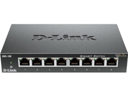 Switch Gigabit de 8 puertos D-LINK DGS-108