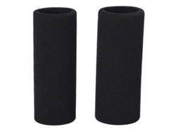 Puños De Esponja Para Manillares De Bicicleta/moto, Antideslizantes, Con Protección Uv, 31 Mm De Diámetro, 12,2 Cm, Color Negro.